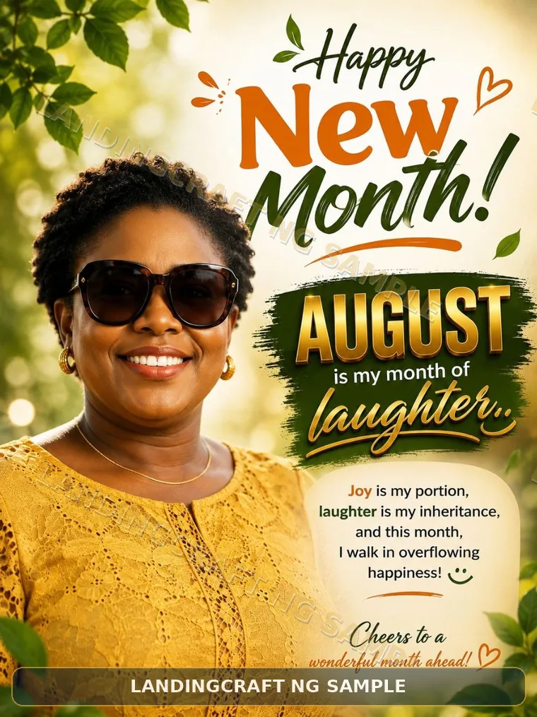 Watermarked new month lifestyle graphic sample