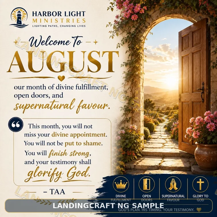 Watermarked open doors new month graphic sample